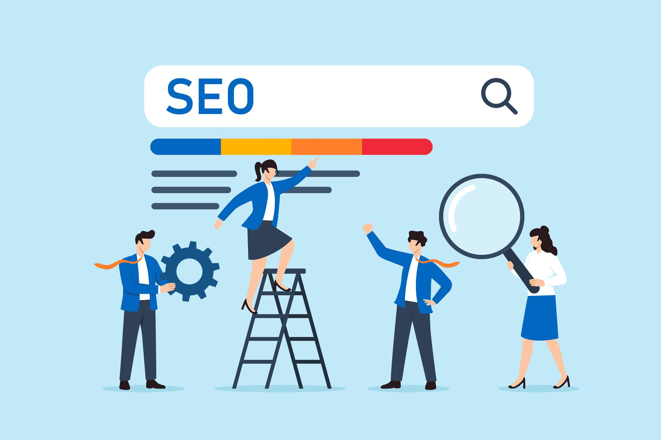SEO Growth Illustration