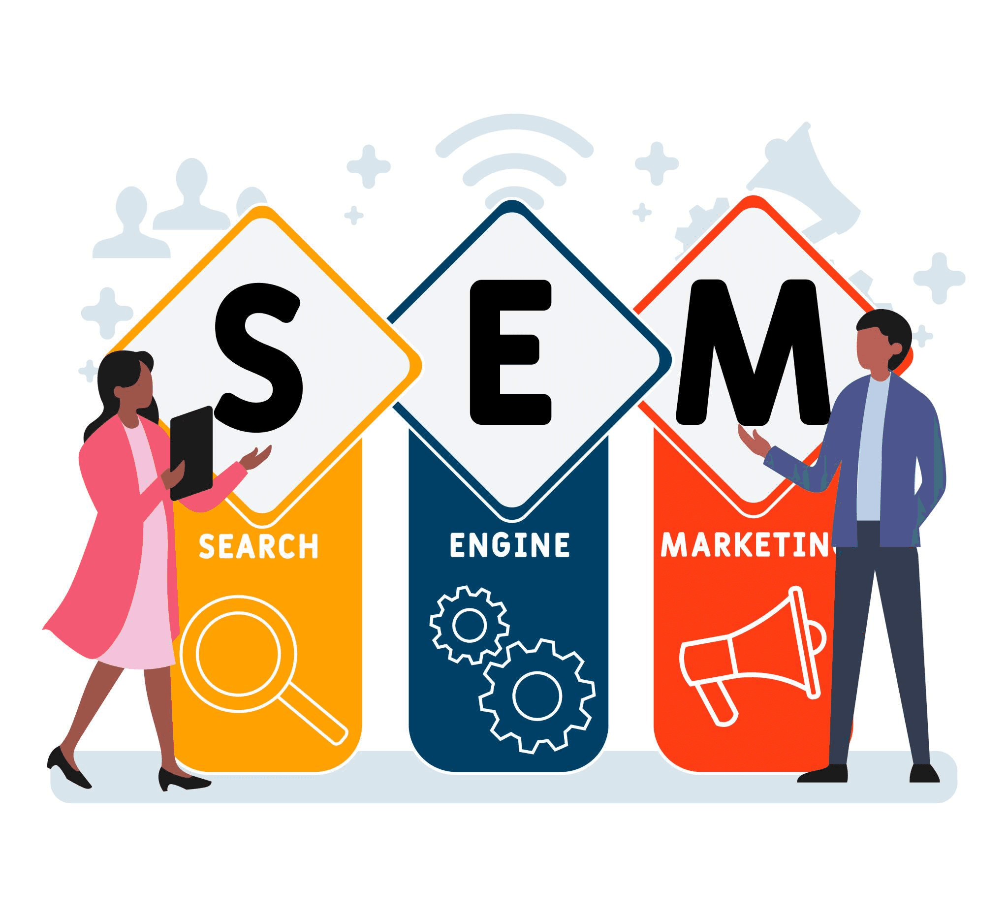 SEM Ads Illustration